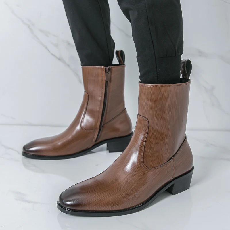 Men'S Shoes Business Casual - الكلاسيكية مريح حذاء من الجلد بوتاس
