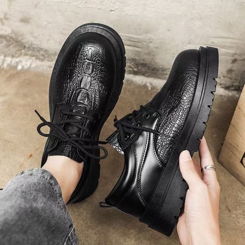 Men'S Shoes Business Casual - أحذية رجالية بريطانية الطراز لزيادة الطول،