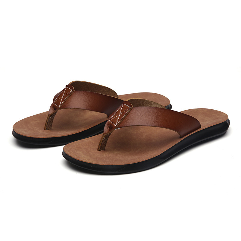 Men Shoes Marks - 38-47 صندل إيطالي جديد من الجلد