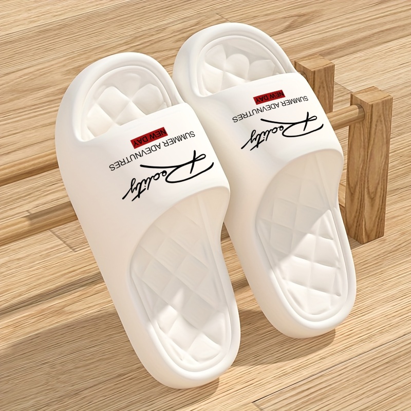 Men'S Shoes To Women'S Size - شباشب للأزواج للنساء والرجال، ناعمة وسميكة،