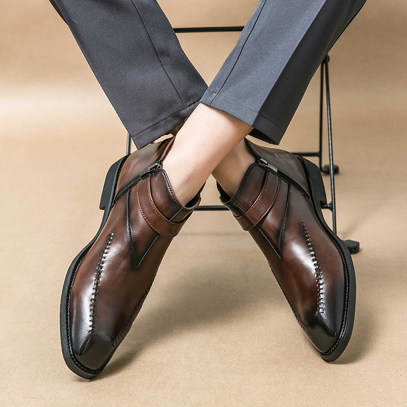 Men'S Shoes Quality Brands - أحذية تشيلسي عصرية ناعمة ومريحة ذات