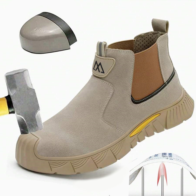Men Shoes Marks - أحذية عمل مقاومة للتآكل ومتينة بمقدمة
