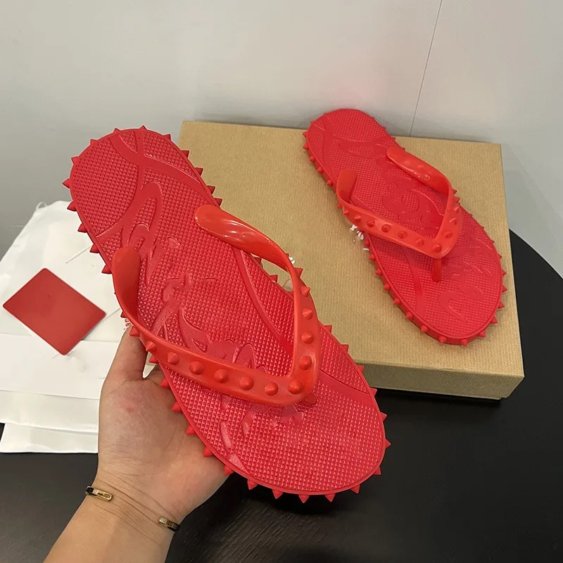 Men Shoes Red Tape - صندل رجالي جديد للصيف بنعل أحمر،