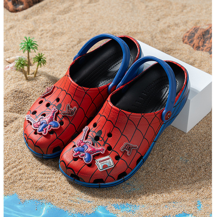 Men Shoes Red Tape - صنادل بتصميم الرجل العنكبوت الأحمر، شباشب