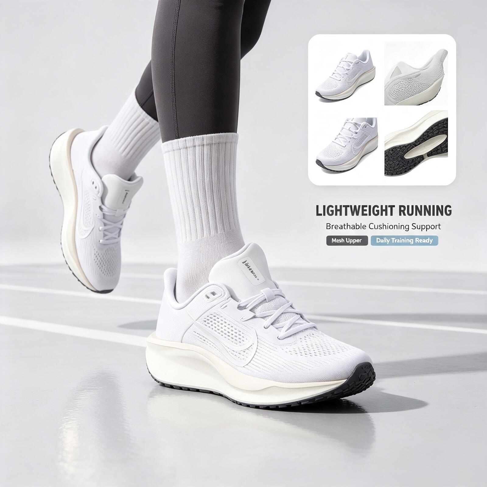 Men Shoes Size Nike - أحذية نايك الرياضية البيضاء للرجال إصدار