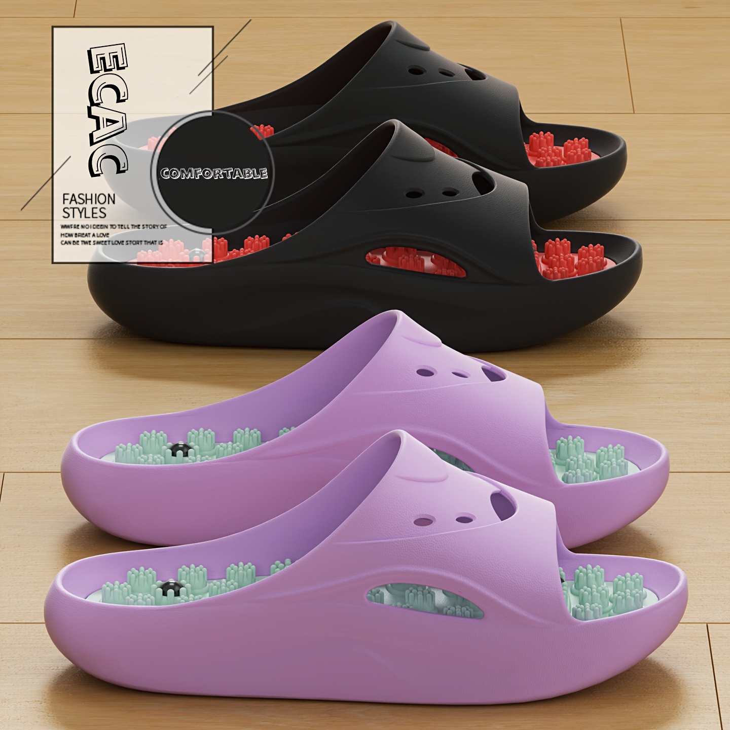 شباشب تدليك للرجال والنساء من  - مراجعة Men'S Shoes To Women'S Size وسعره