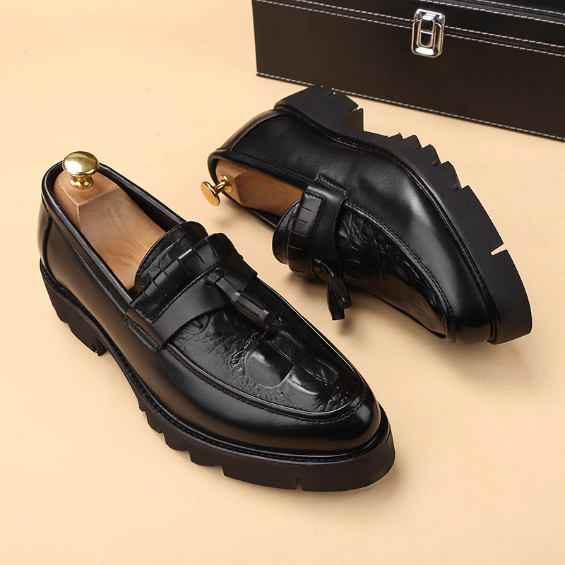 حذاء رجالي كاجوال من الجلد الأ - مراجعة Men Shoes Prada وسعره