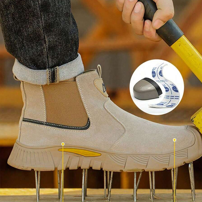 أحذية عمل مقاومة للتآكل ومتينة - مراجعة Men Shoes Marks وسعره